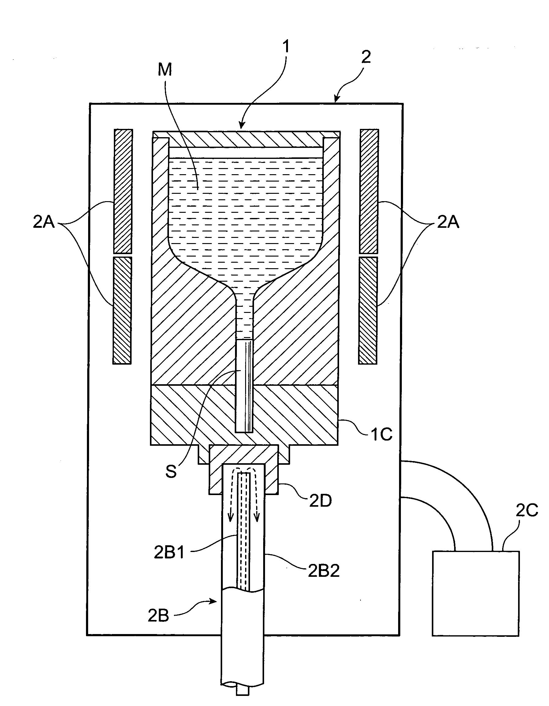 Crucible and method of growing single crystal by using crucible