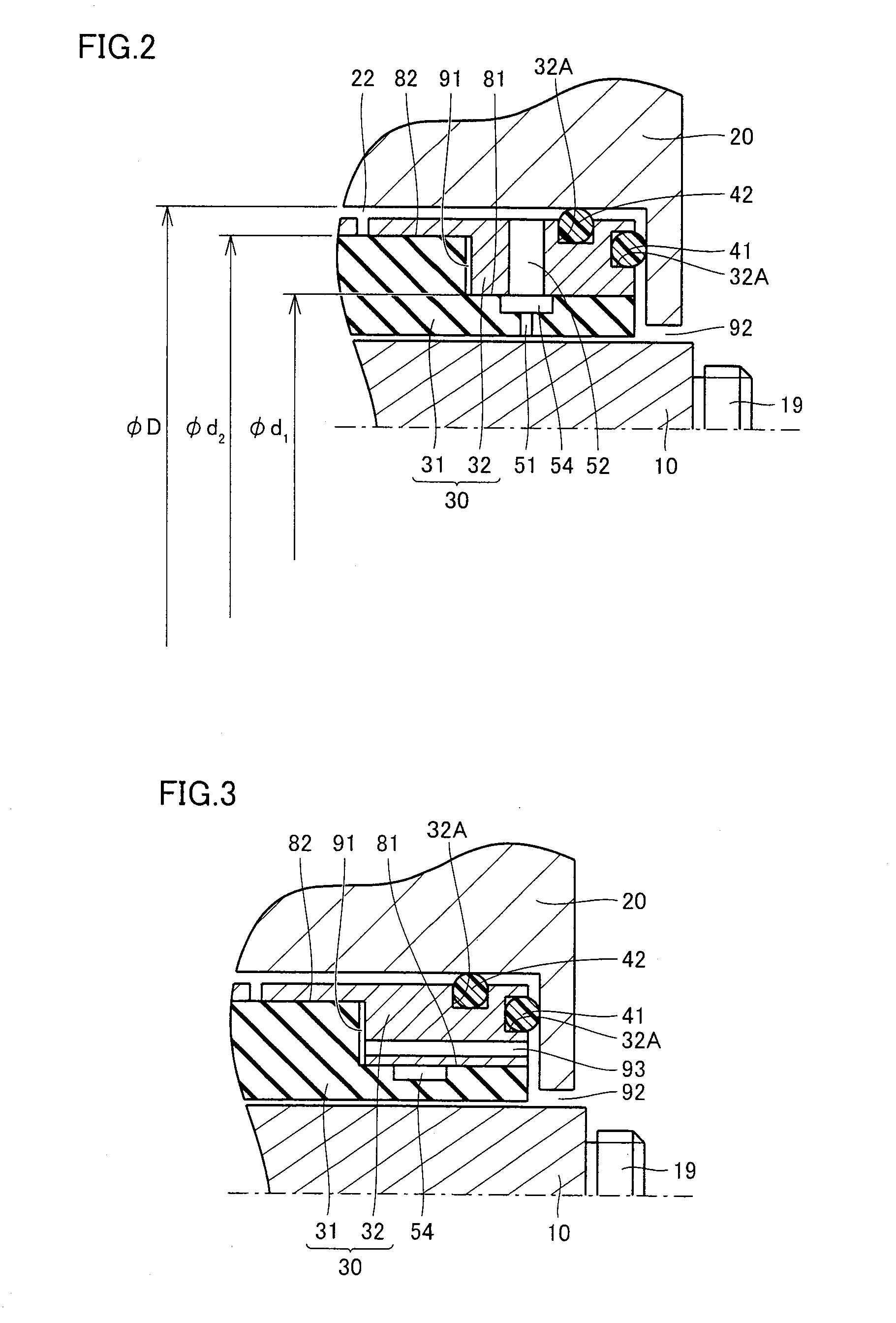 Gas bearing spindle