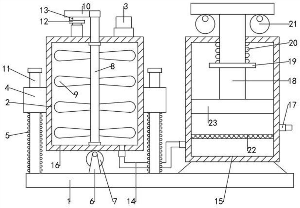 Filtering and extracting device for stem cell exosome