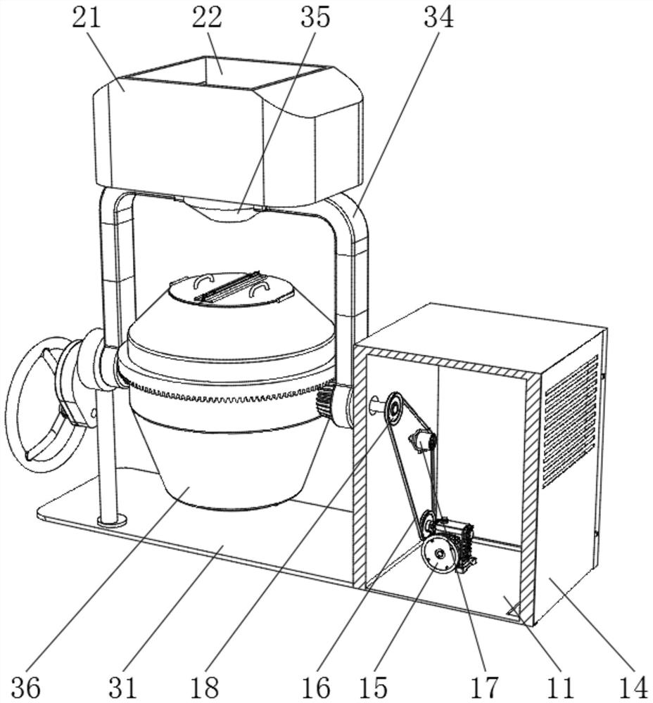 Micro-expansive concrete processing device