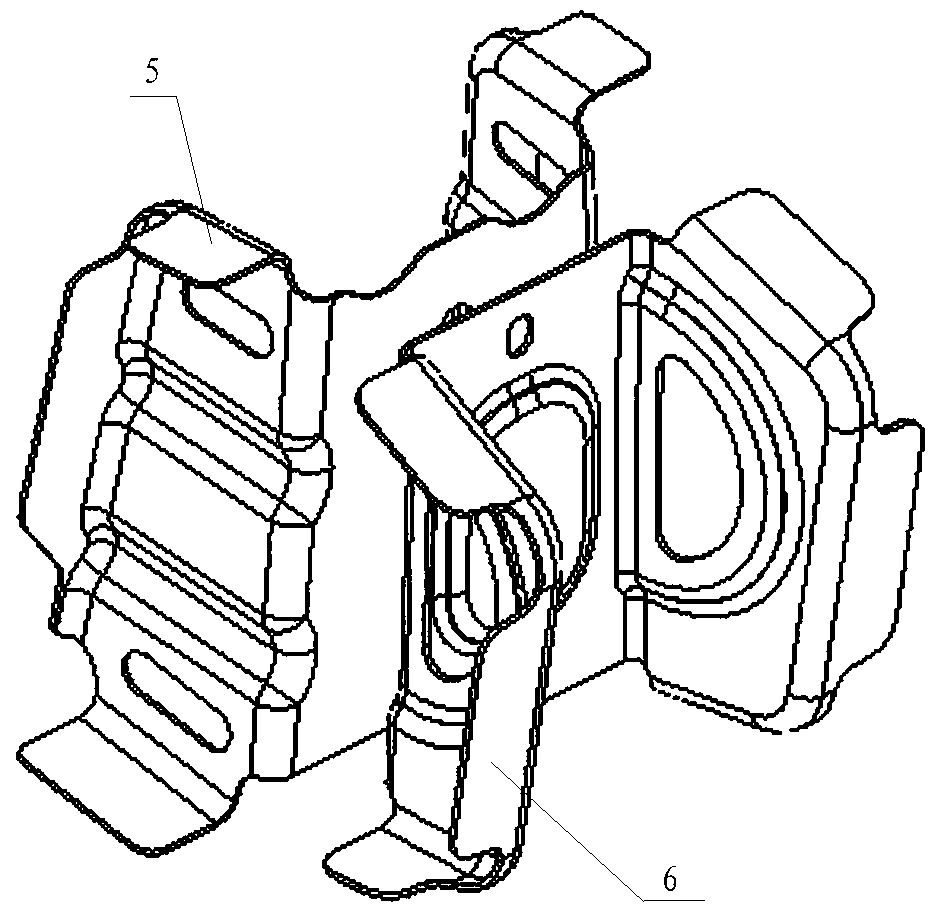 Threshold supporting plate capable of improving side impact performance