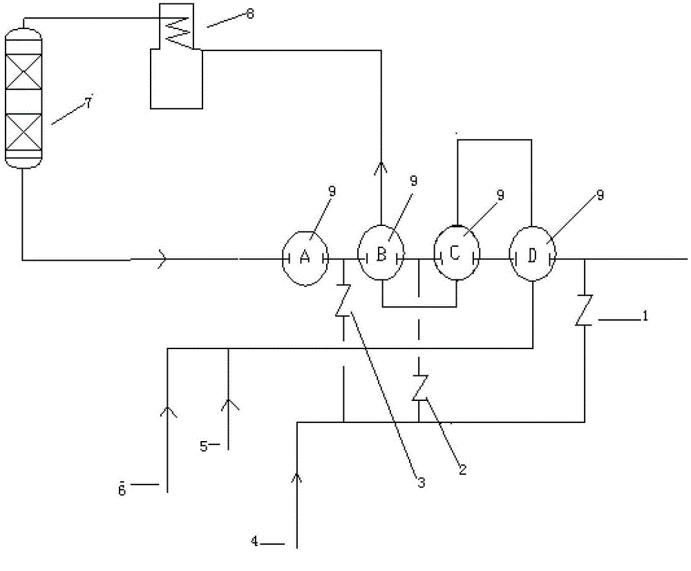 Hydrogenation reaction ammonium salt crystallization prevention device