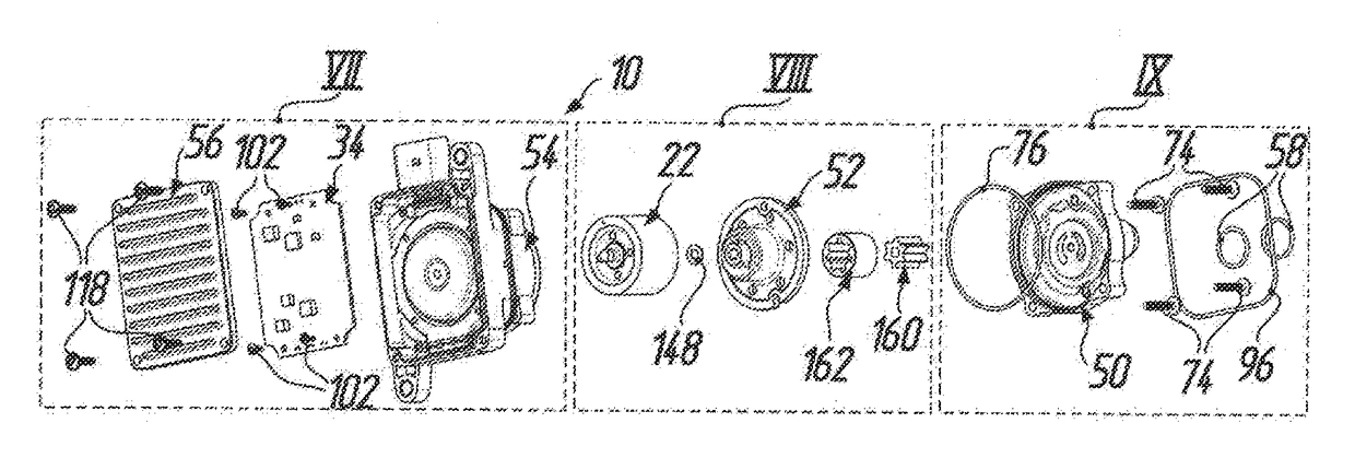 Electric-motor-driven liquid pump