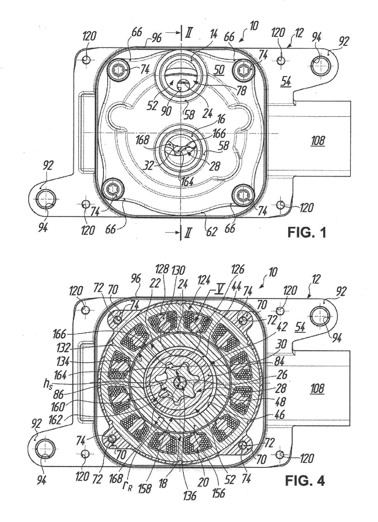 Electric-motor-driven liquid pump