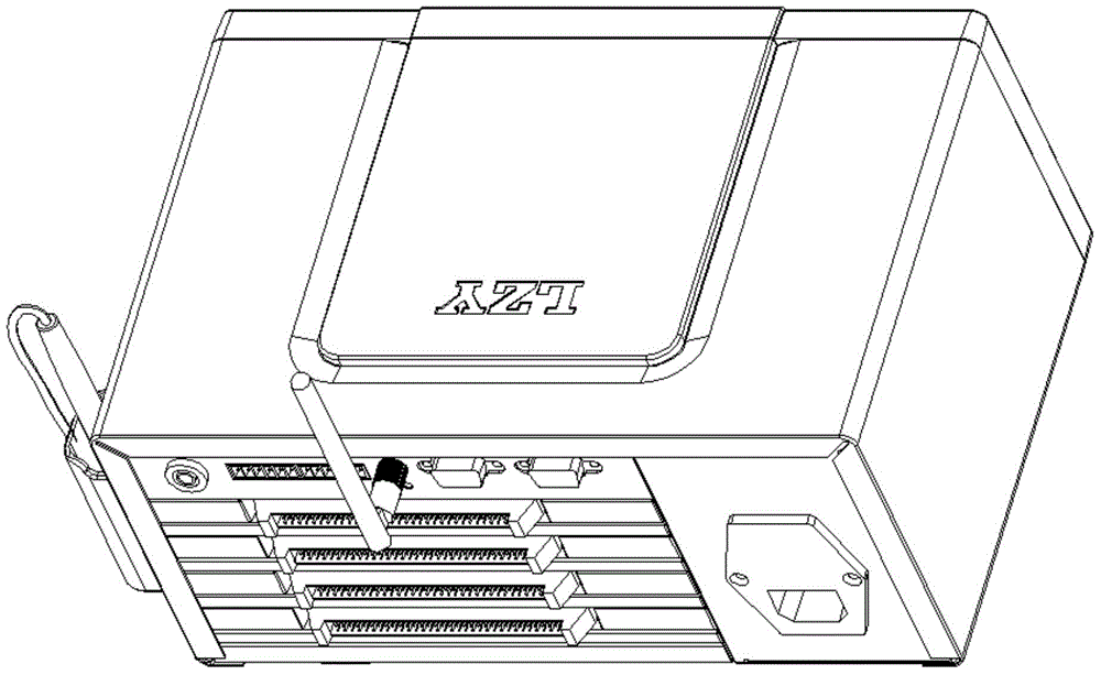 Mission command execution operation method for wire harness intelligent test machine