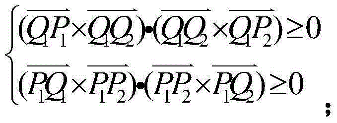 Video compensation method of eliminating line segment cross mismatching point