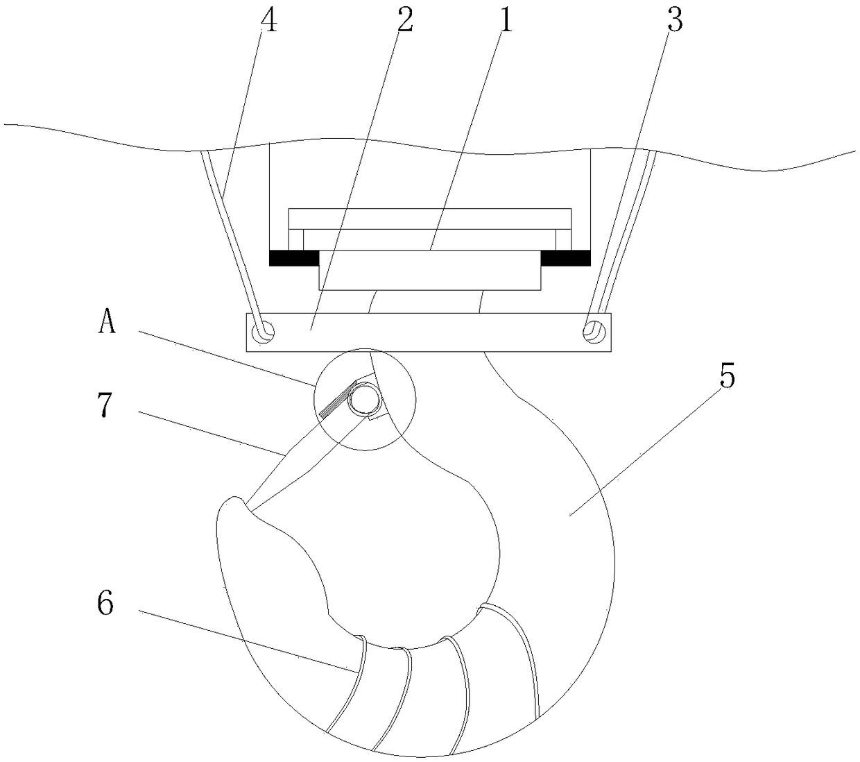 Crampon for building crane