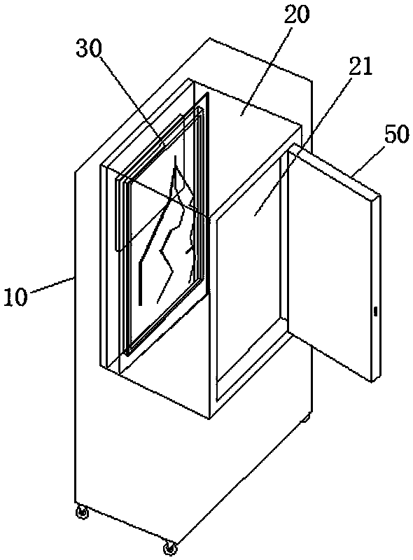 Door and window outdoor lightning thunder demonstration device and demonstration method