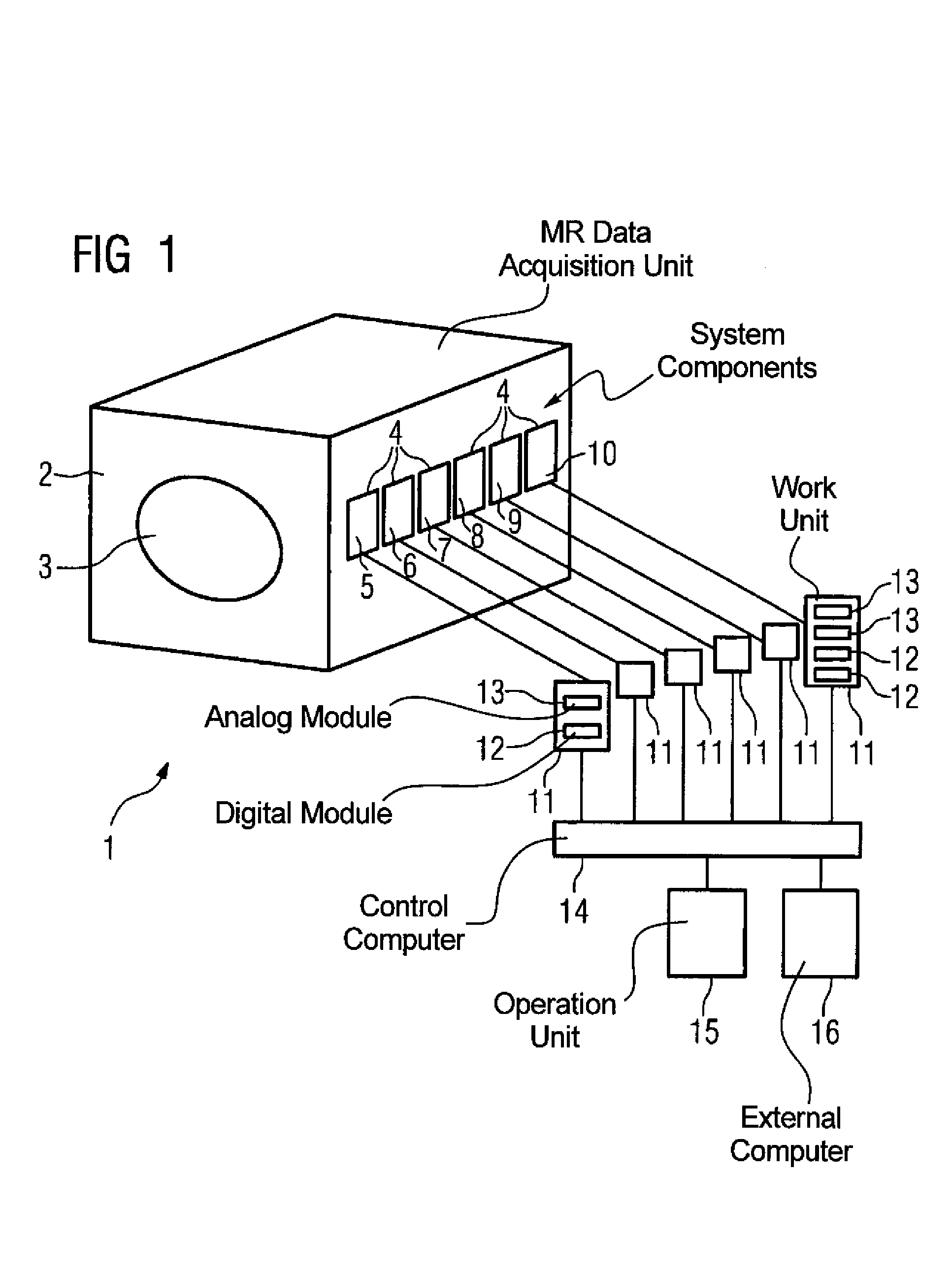 Magnetic resonance system with components allowing upgrade capability