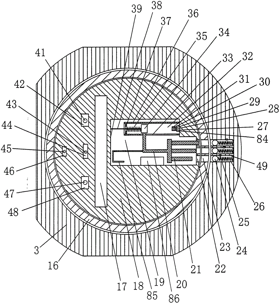 Ice ball lock system with active warning function