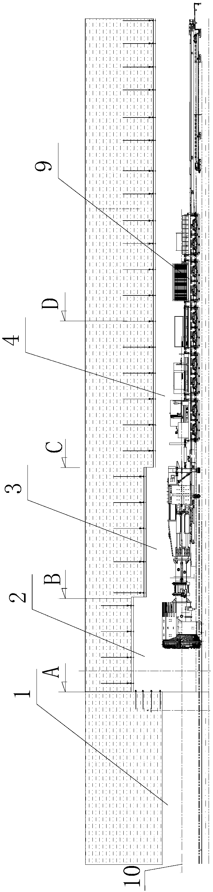 A method for hardening the floor of mine tbm chamber