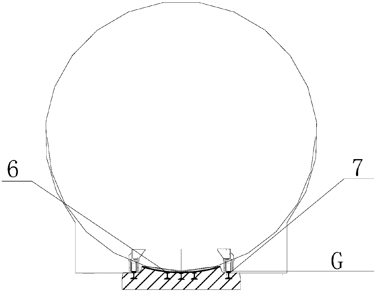 A method for hardening the floor of mine tbm chamber