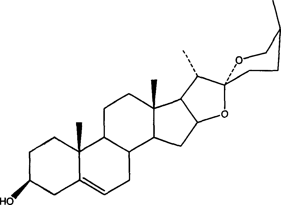 Method for preparing Chinese yam saponin by microorganism transformation process