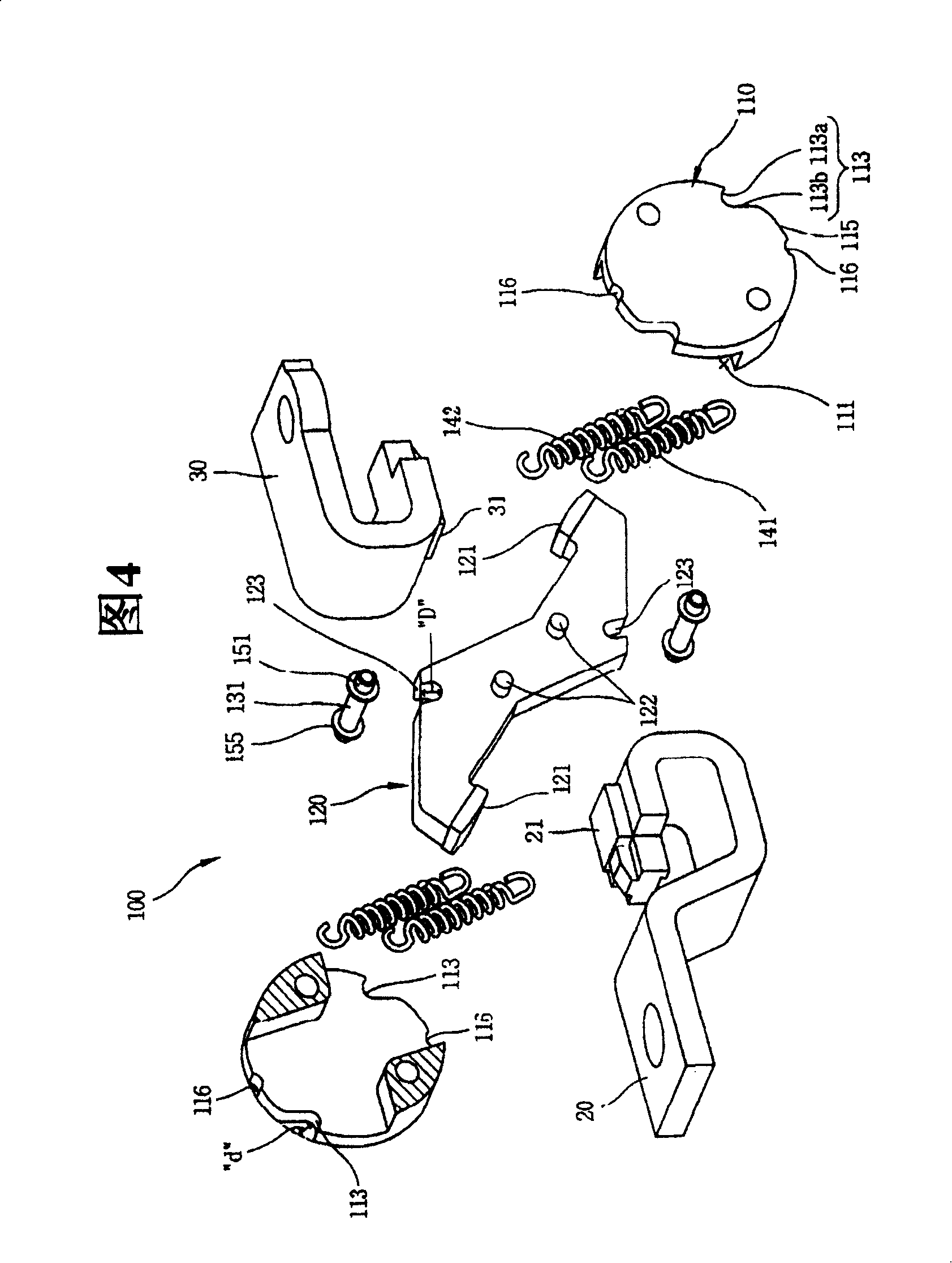 Movable contact assembly of circuit breaker for wiring