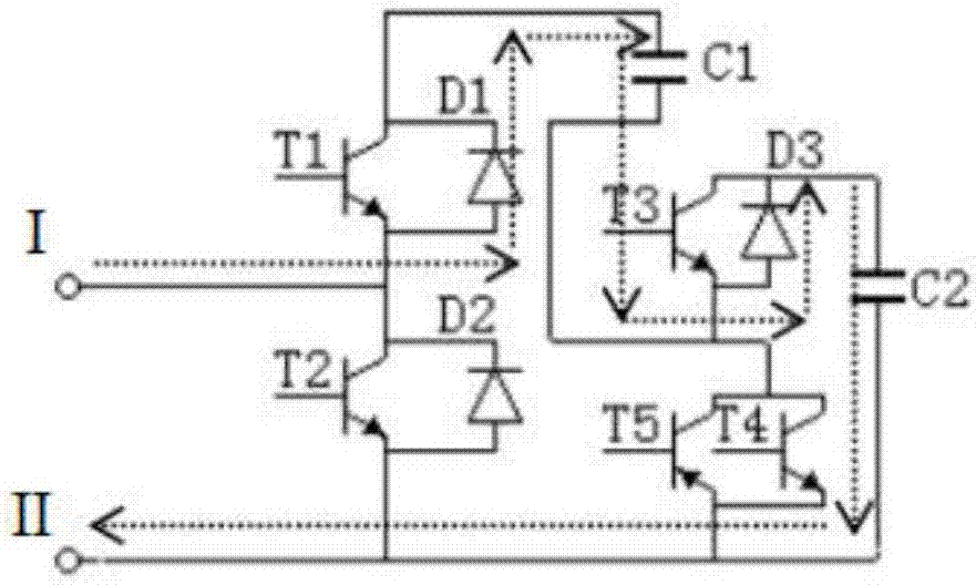 MMC system with abilities of quick start and direct current voltage drop suppression and working method