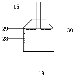 Purifying and treating device for domestic waste incineration tail gas