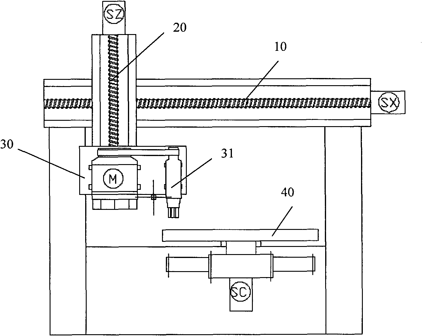 Polar coordinate numerical control woodworking basket milling machine