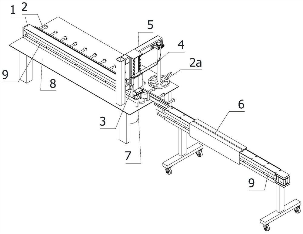 A kind of processing equipment and processing method of aluminum alloy tool busway