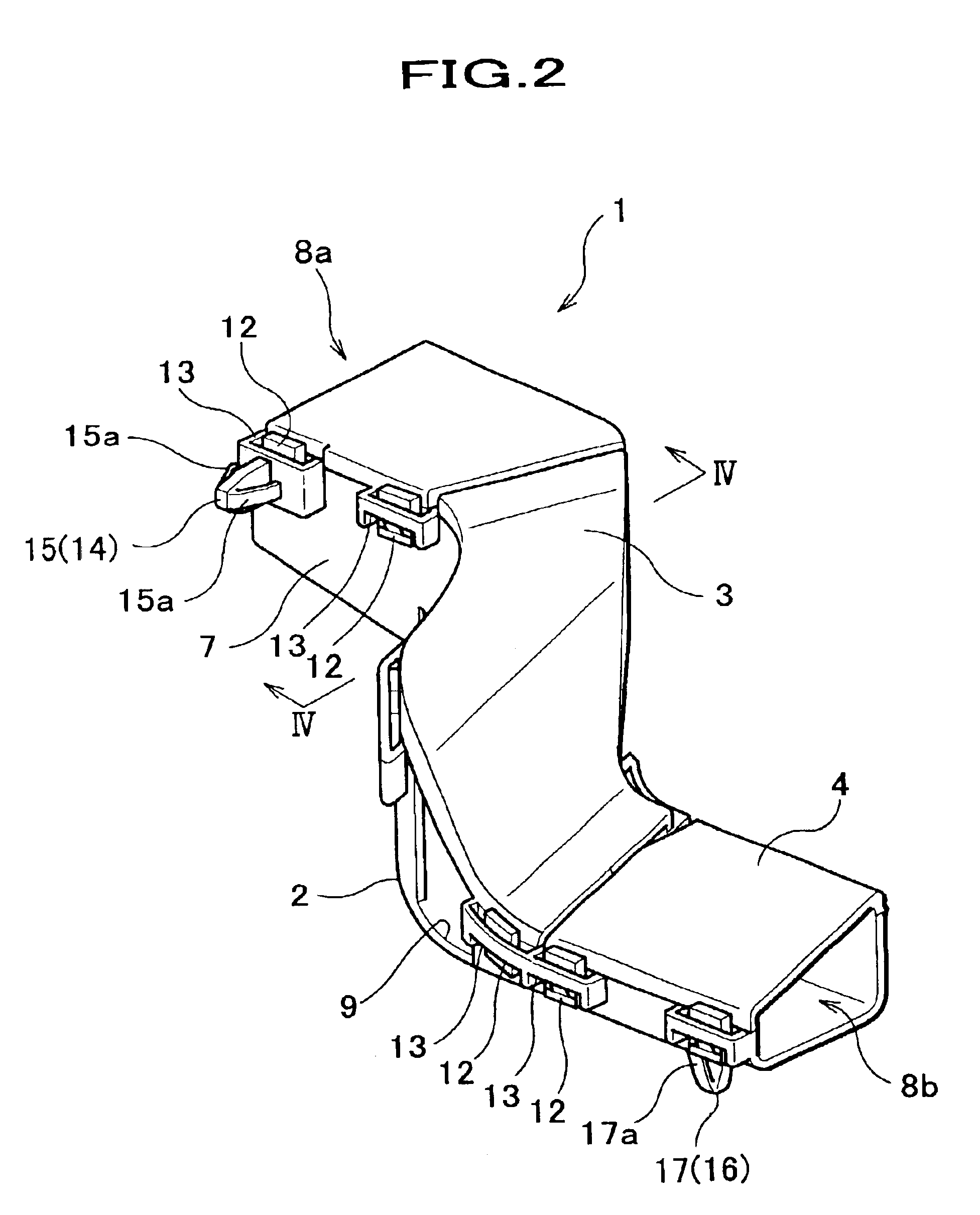 Protector for wire harnesses and mounting mechanism