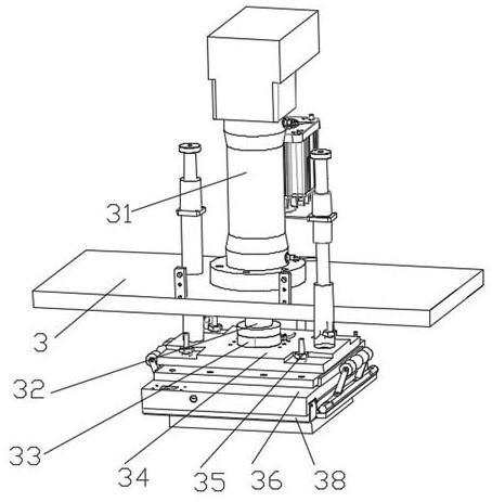 Automobile grille thermoprinting machine