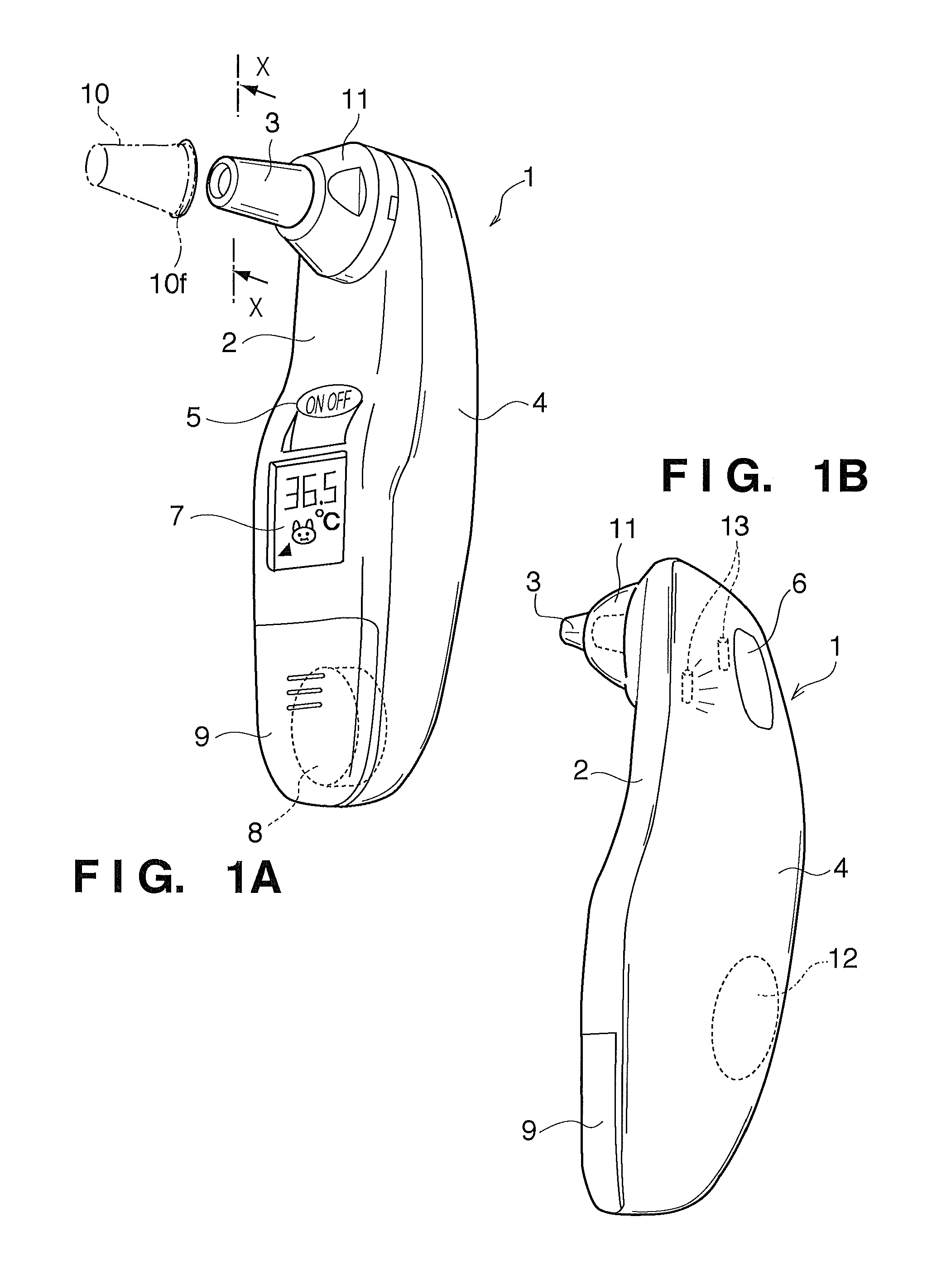 Ear thermometer and method of manufacturing ear thermometer