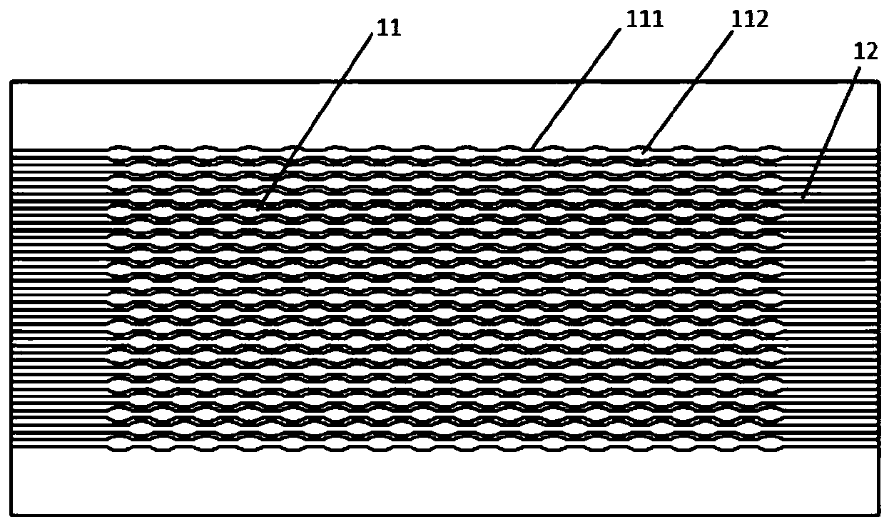 A heat exchanger core