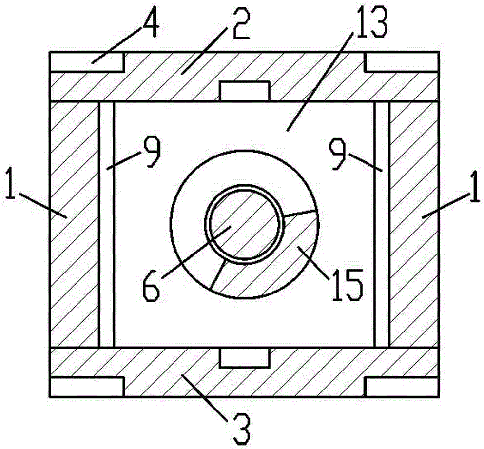 Dual-compressed-spring flat plate type-centripetal variable friction damper