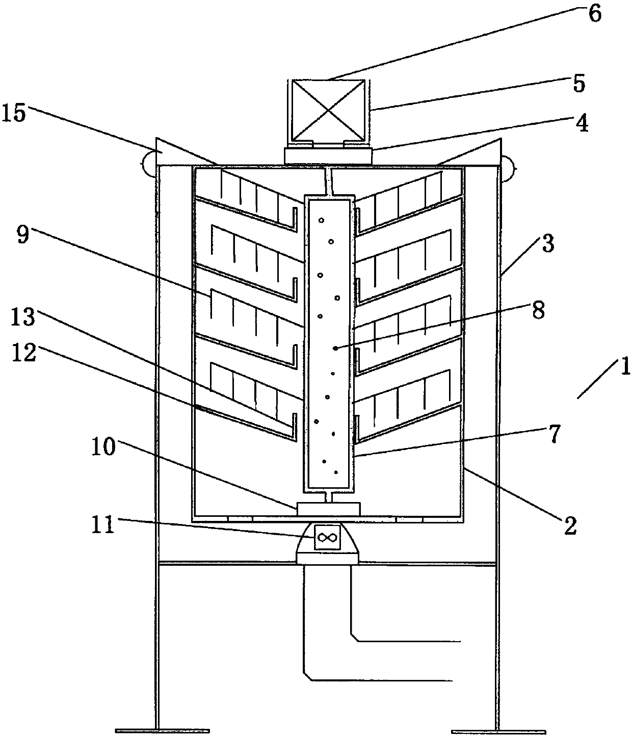 Energy-saving environment-friendly agricultural product dryer