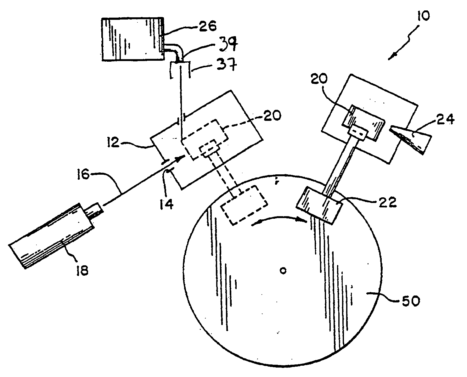 Laser peening process and apparatus using a liquid erosion-resistant opaque overlay coating