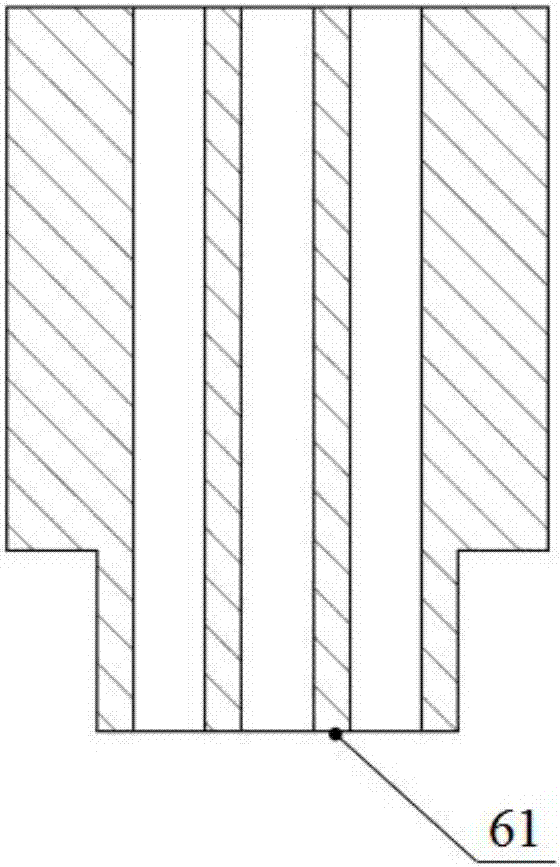 Optical triggering measuring head and measurement method