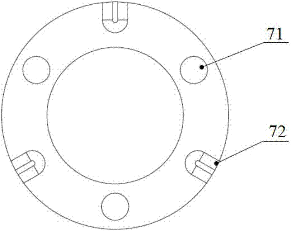 Optical triggering measuring head and measurement method