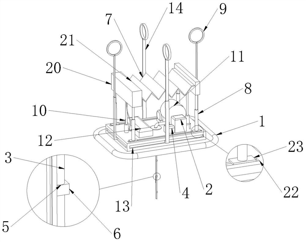 Ecological environment monitoring device and monitoring method