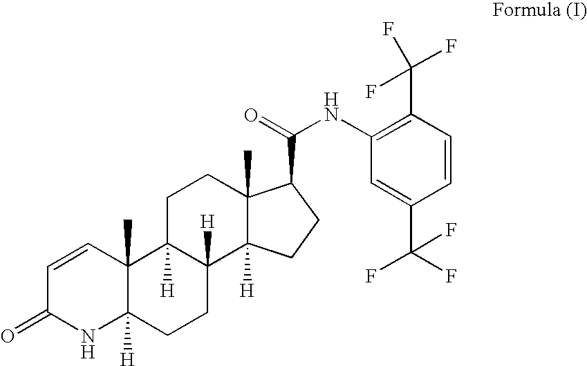 Process for the preparation of 17beta-N-[2,5-bis(trifluoromethyl)phenyl] carbamoyl-4-aza-5-alpha-androst-1-en-3-one