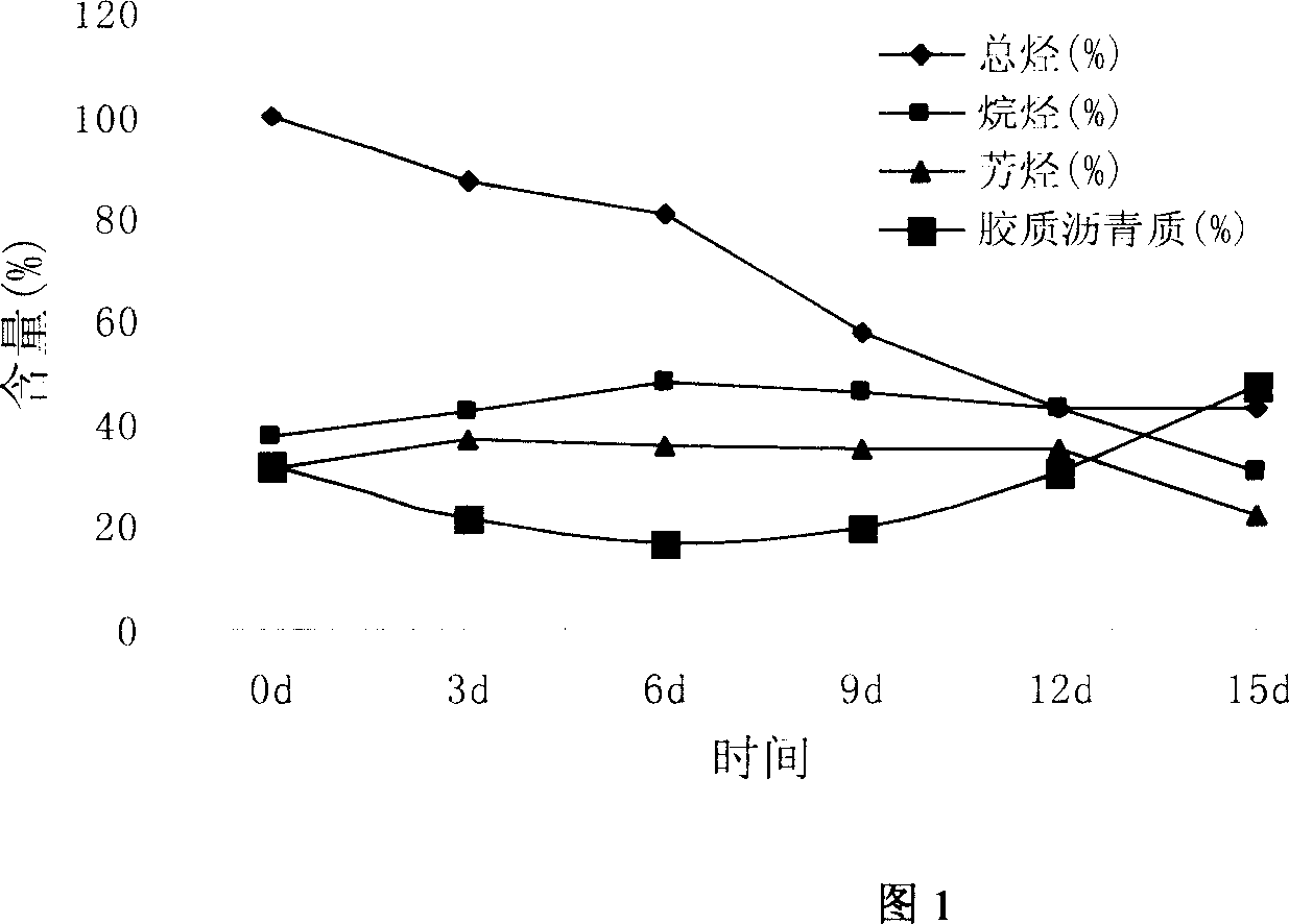 Microorganism bacterium agent for processing thick oil sewage and preparation method thereof