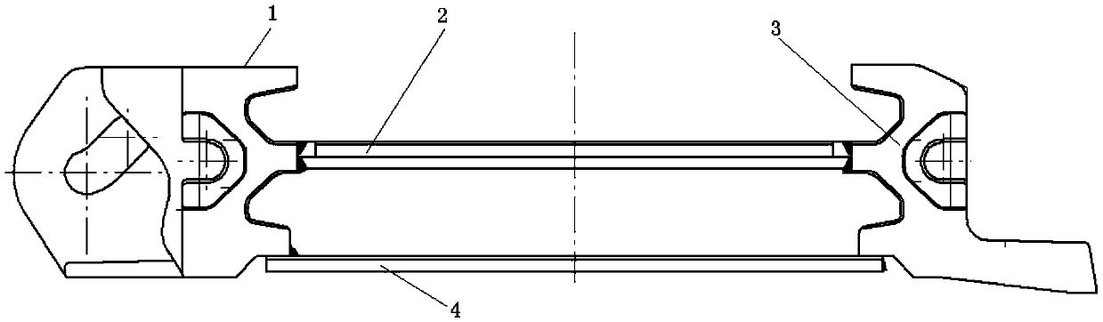 Micro-deformation welding method of middle groove of scraper conveyor