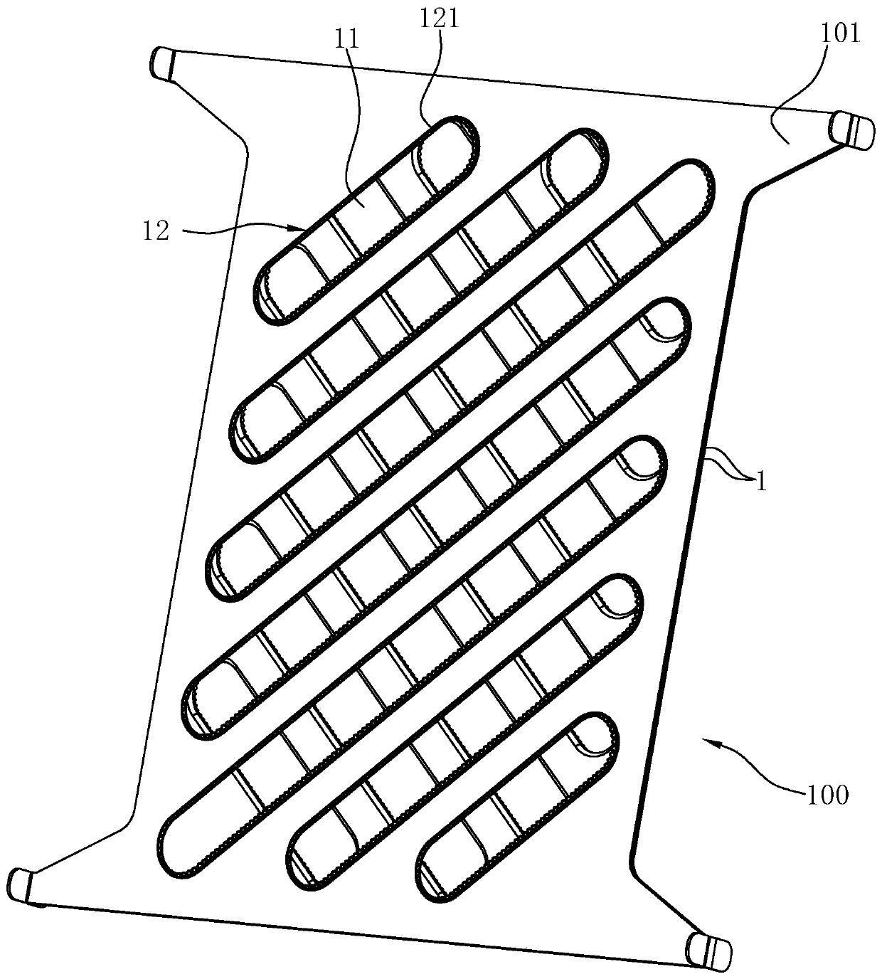 Ionization plate and electrostatic purification device applying ionization plate