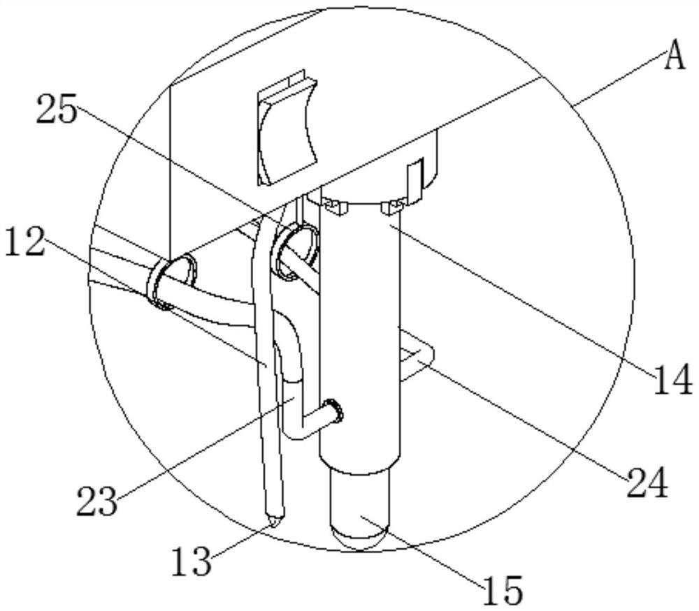 Mechanical part wear test device with locking structure