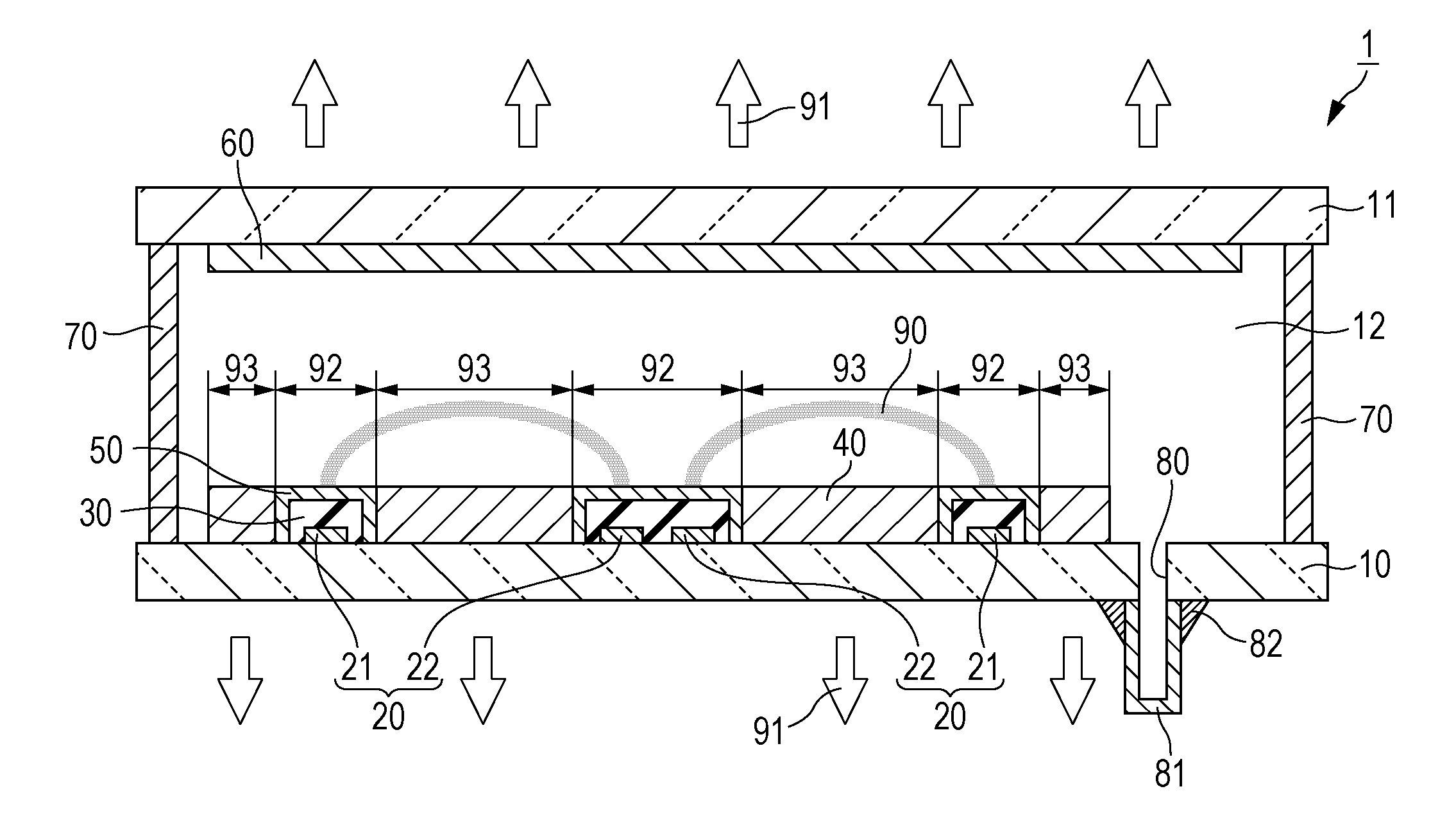 Ultraviolet light emitting device