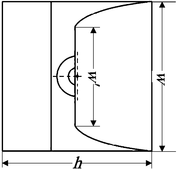 Receiving antenna for high-power microwave radiation field measuring system