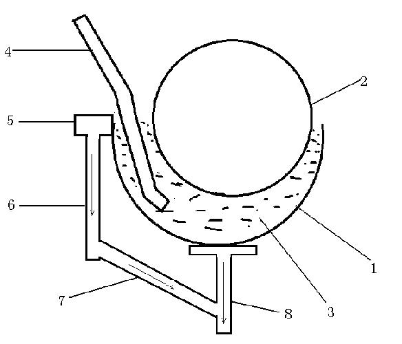 Method and device for improving capacity of disc-type vacuum filter