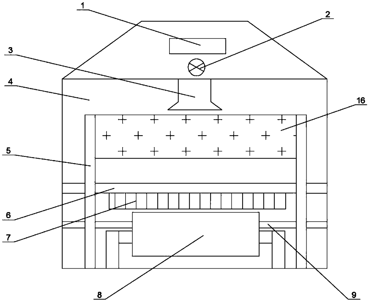 Ecological environment-friendly hog house