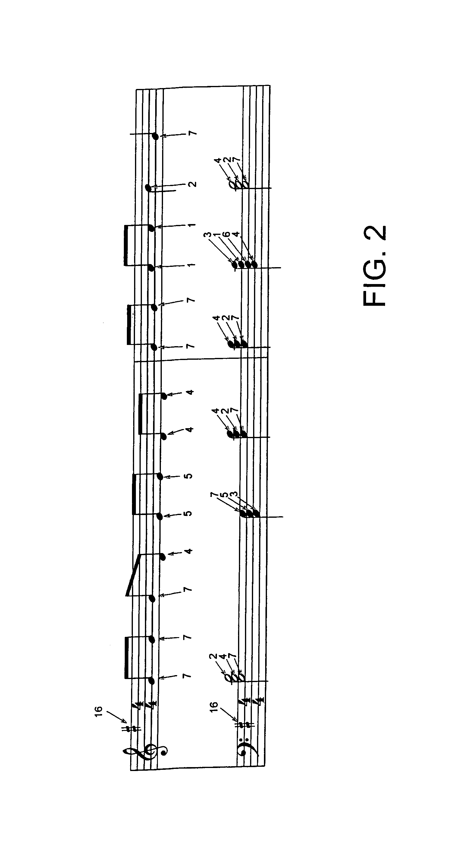 Colored music notation system and method of colorizing music notation