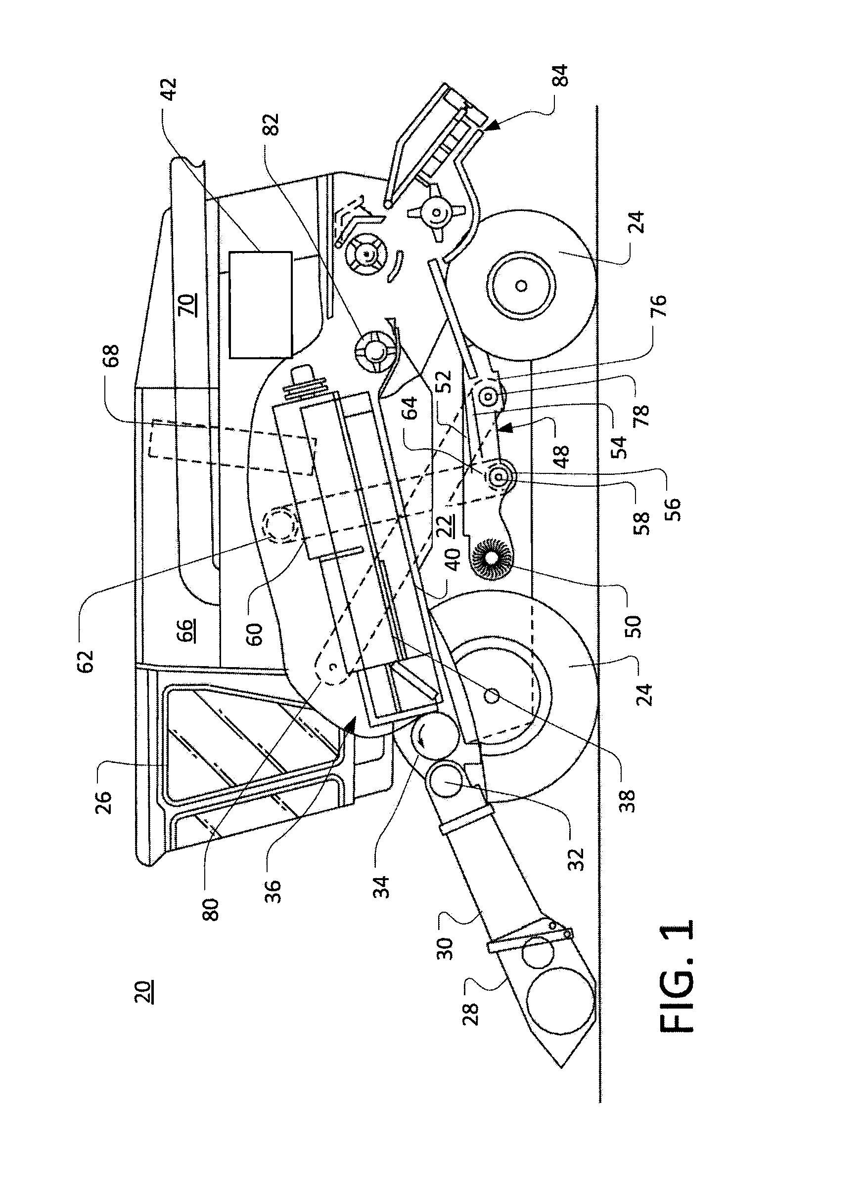 Integrated jackshaft for grain elevators of agricultural combines