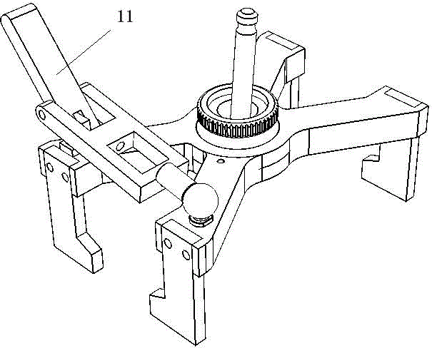 X-shaped fast positioning device for railway rail center position measurement