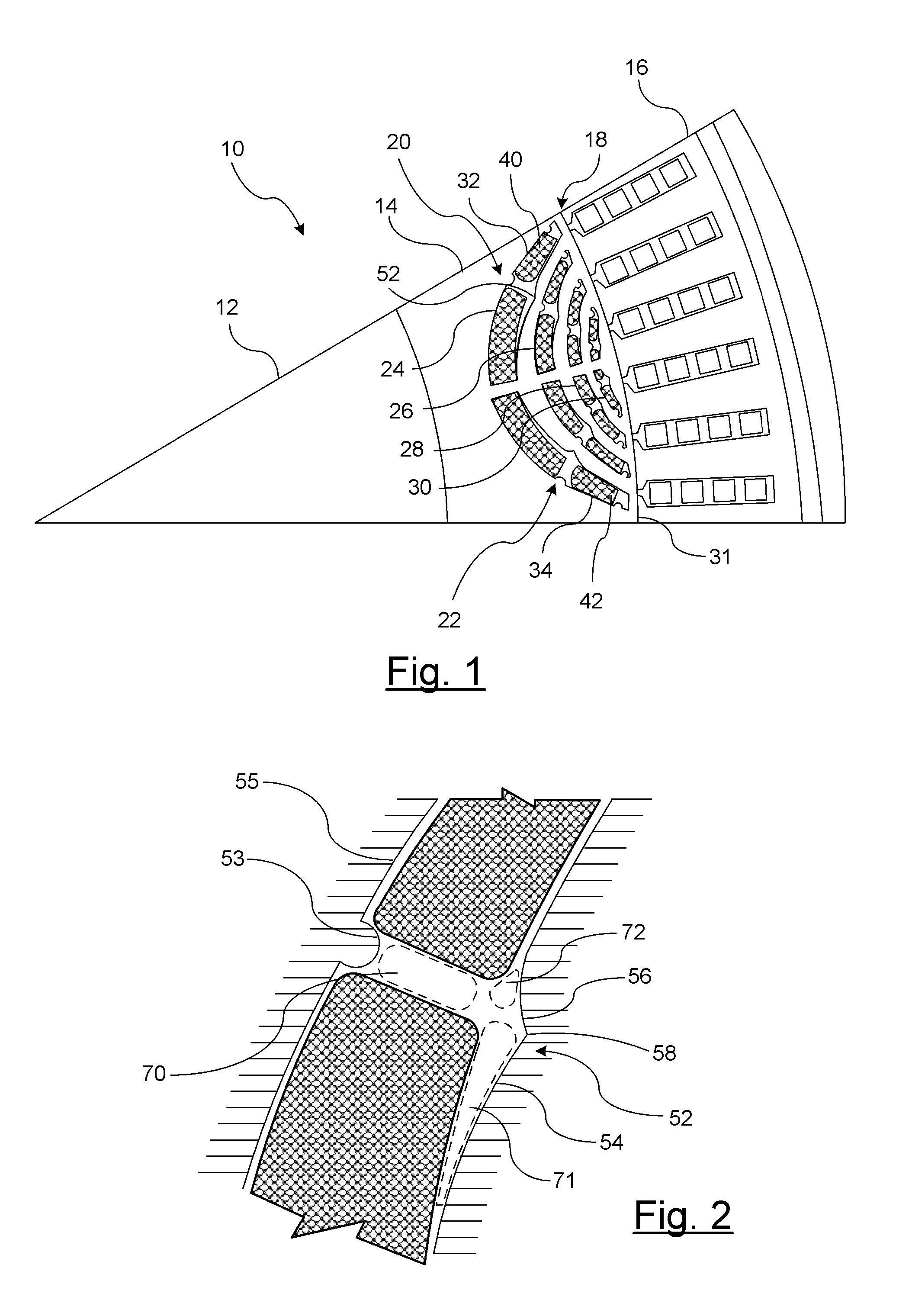 Magnetic barrier for minimizing demagnetization in bi-permanent magnet synchronous machines