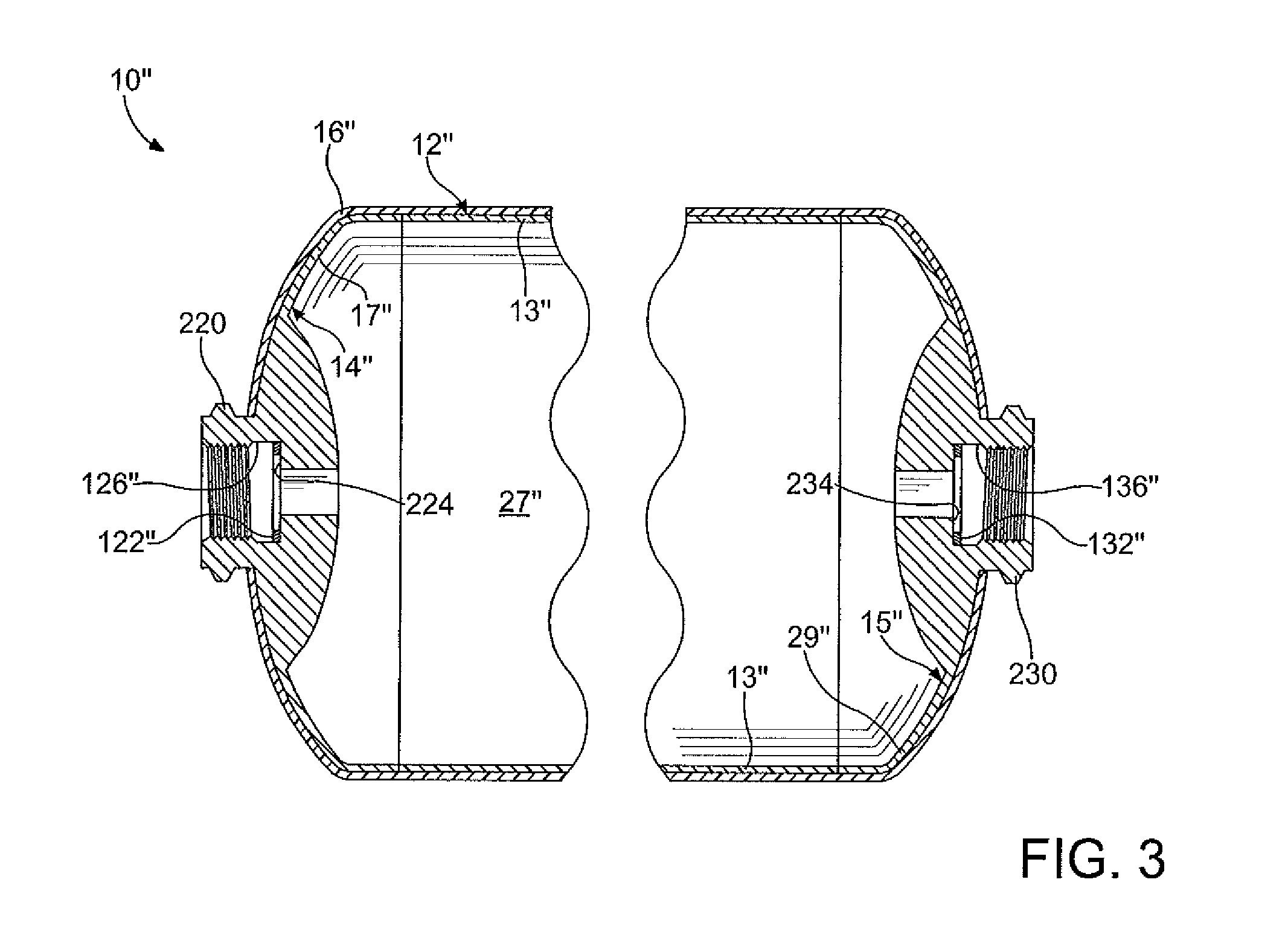 Process for forming a vessel