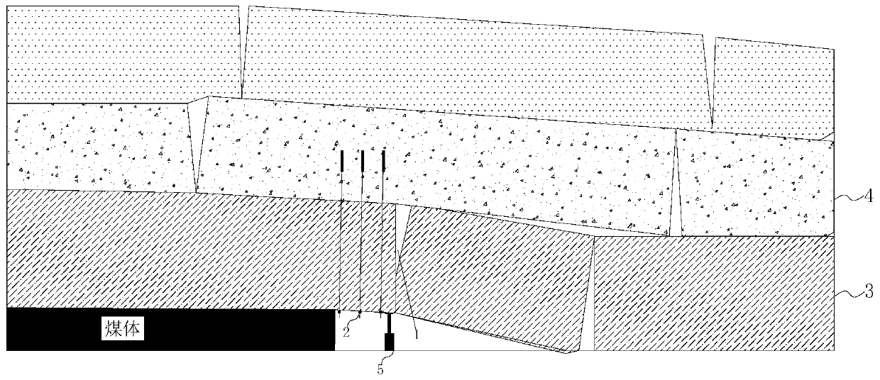 Coal-pillar-free mining method for pre-cracking arching under hard roof condition