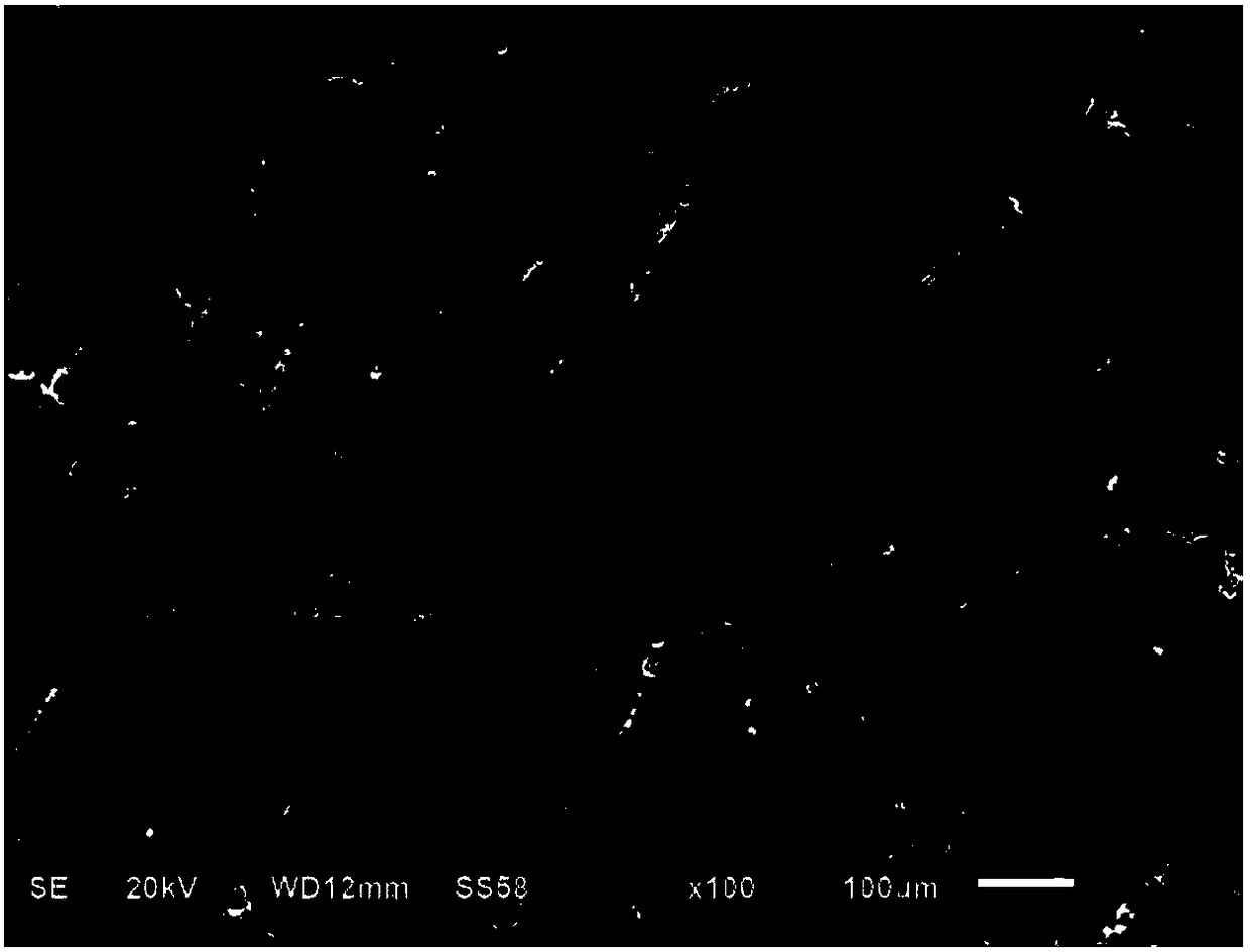 A preparation method of multi-level structure tungsten particle reinforced aluminum matrix composite material