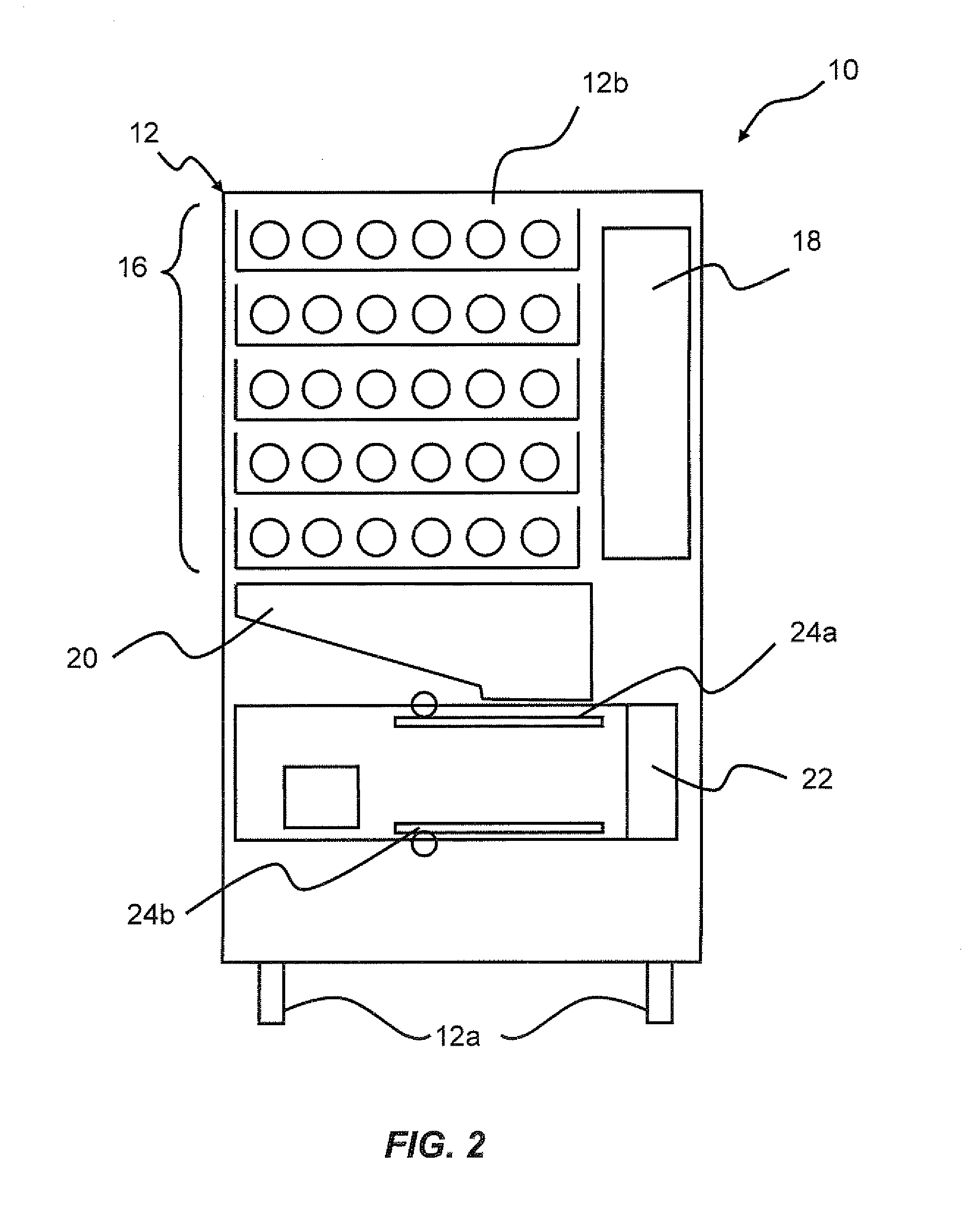 Automated hot food vending machine for pre-packaged food articles