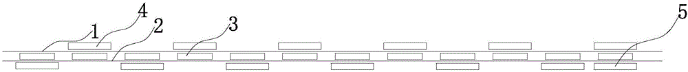 Laminated battery structure, secondary battery pack comprising same and battery pack module